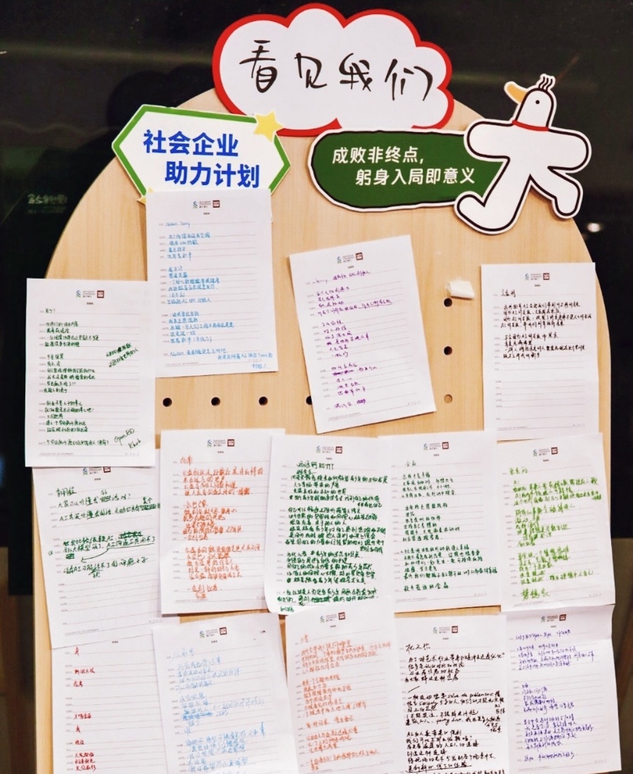社会创业团队共同参与活动